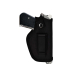 Universal nylon pistol holster with metal belt clip, ambidextrous IWB/OWB carry