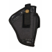 Black Nylon Pistol Cover Holster front product view