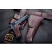 Brown Leather Vintage Belt Holster