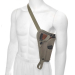 Canvas Shoulder Holster With Pistol And Magazine On Mannequin