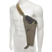 Canvas Shoulder Holster With Revolver And Shell Loops On Mannequin