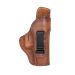 Cortona Leather IWB Holster – molded profile with steel belt clip