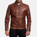 Inferno Brown Leather Jacket