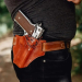 Craftsman's Choice Floral Hand-Carved Leather Gun Holster – Open-Top OWB Western-Style Holster