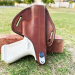 Handcrafted OWB Full-Grain Leather Gun Holster – Custom Molded for Perfect Fit & Security with Reinforced Steel Thumb Break
