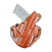Leather Thumb Break Belt Holster tan leather scabbard style