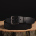 Classic Black Handcrafted Leather Belt