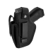 Black Nylon Universal Gun Holster with Magazine Pouch