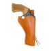 Saddle Tan Leather Western Style OWB Holster