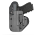 Appendix strong-side optic-ready holster showing front view with Kydex shell and belt clip