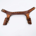 Two Tone Brown Western Leather Double Revolver Holster Belt – white background product view – dual holsters, cartridge loops, and belt buckle