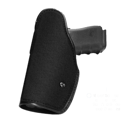 Black Leather IWB Holster for Concealed Carry