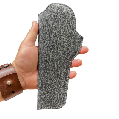 Black Leather IWB Holster With Clip