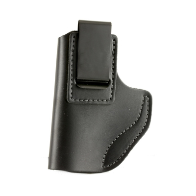 Black Leather IWB Holster With Clip