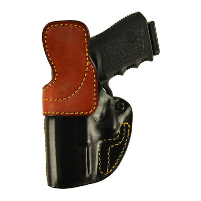 Black Leather IWB Tim Schmidt Signature Holster