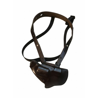 Black Leather Horizontal Shoulder Holster