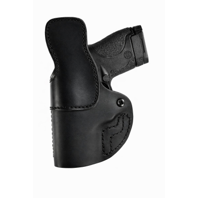 Black Leather Tuckable IWB Holster