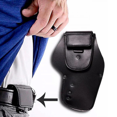 Black Leather Deep Carry IWB Holster