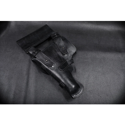 Black Leather Ranger Combo Holster