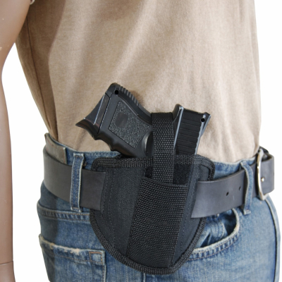 Black Nylon Hunting Pancake Holster