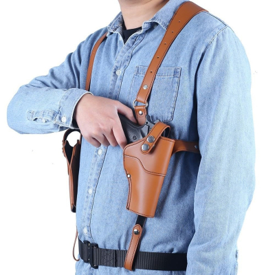 Brown Adjustable Dual Shoulder Holster