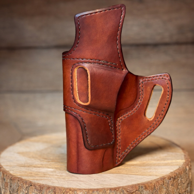 Brown Leather Avenger OWB Holster