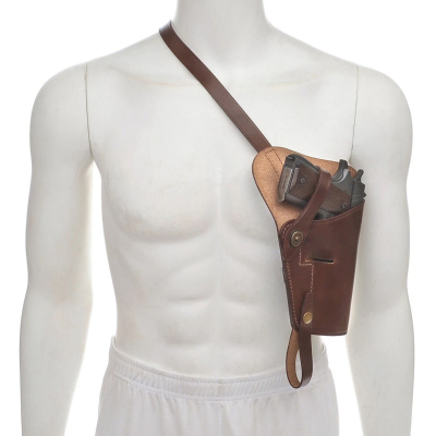Brown Leather Military Shoulder Holster