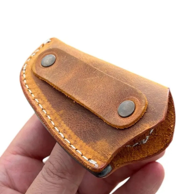 Brown Leather OWB Clip Holster