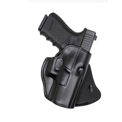 Brown Leather Paddle Holster Open Top