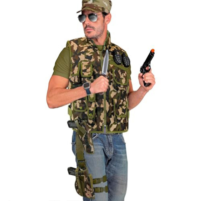 Camouflage Right Leg Tactical Holster