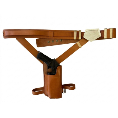 Cassian Andor Inspired Brown Leather Holster Rig