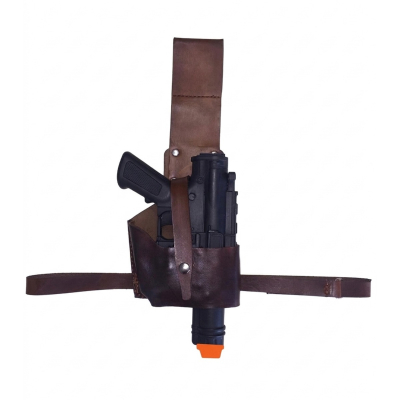 Cassian Andor Inspired Dark Brown Leather Blaster Holster