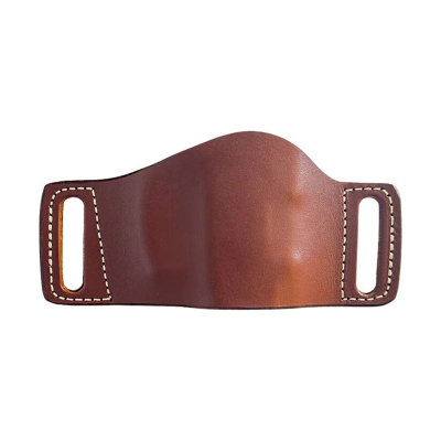 Chestnut Leather Belt Slide OWB Holster
