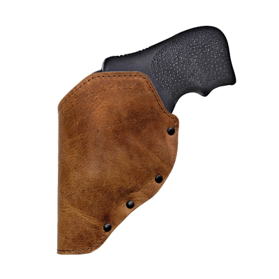 Crazy Horse Leather Clip Revolver Holster