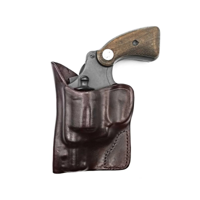 Dark Brown Leather Pocket Holster