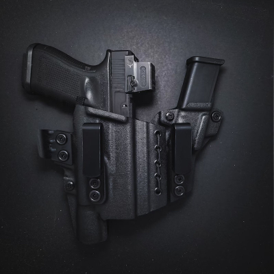 Glock 17/19/22/23 9mm/.40 APEX Light-Bearing Appendix Holster – Compatible with TLR-1, TLR-7 & X300