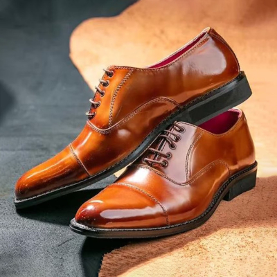 Handmade Brown Oxford Shoes