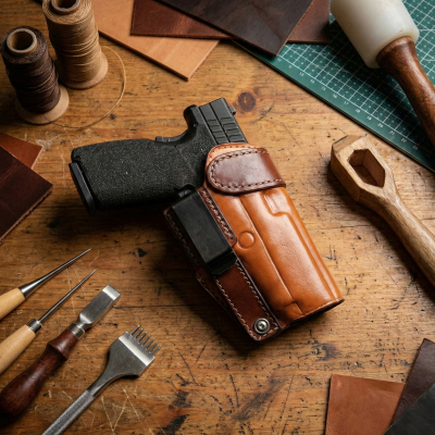 Tuckable Inside-the-Waist Leather Holster