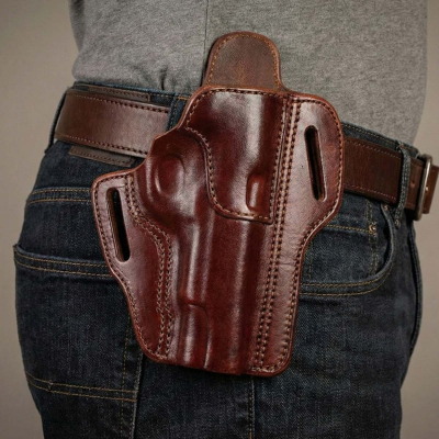 Leather Concealed Carry Pancake Holster