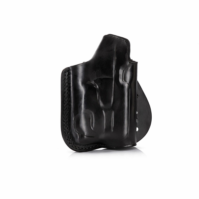 Leather OWB Paddle Holster With Light Support