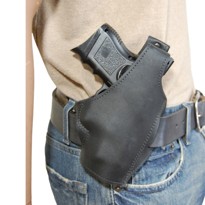 Leather Pancake Holster For Compact And Subcompact Pistols