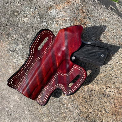 Mahogany Leather OWB Full-Size Holster