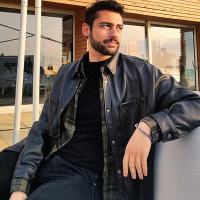 Men’s Black Faux Leather Jacket