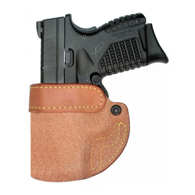 Natural Leather Tuckable IWB Holster With Combat Grip