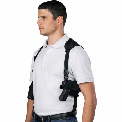 Black Bulldog Deluxe Horizontal Shoulder Holster