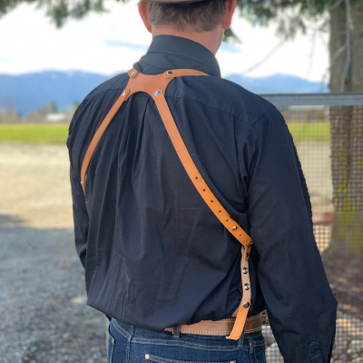 Custom Leather Vertical Shoulder Holster