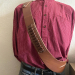 Leather Shoulder Carry Strap for Holsters with Open Slot