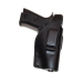 Black Leather IWB OWB Thumb Break Belt Holster