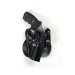 Black Leather Reinforced Paddle Holster
