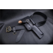 Black Leather Flap Belt Holster